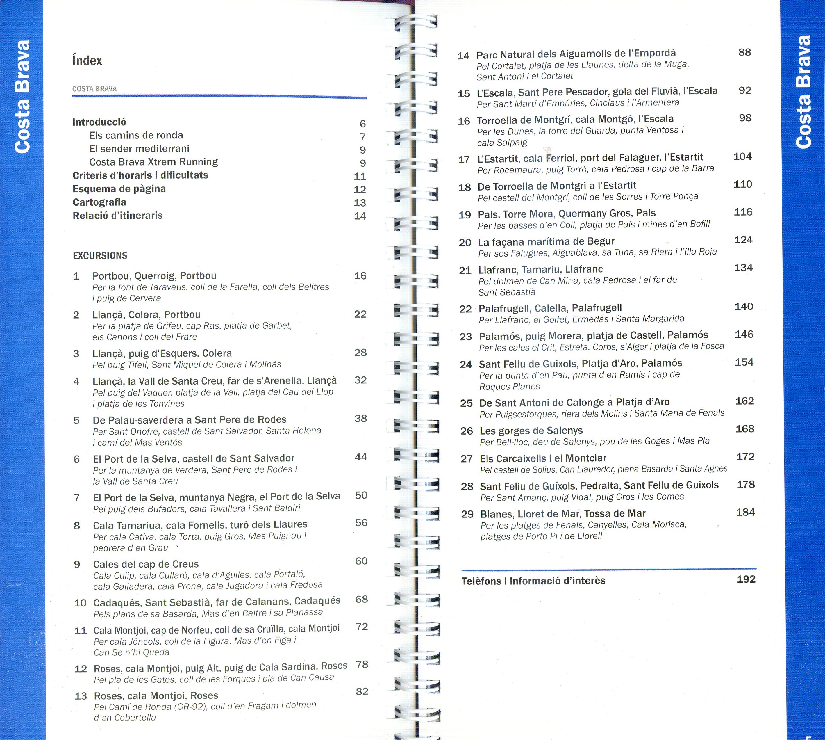 Costa Brava de Portbou a Blanes : Caminades · Excursions · GR 92 / GR 11 - Miniatura 2